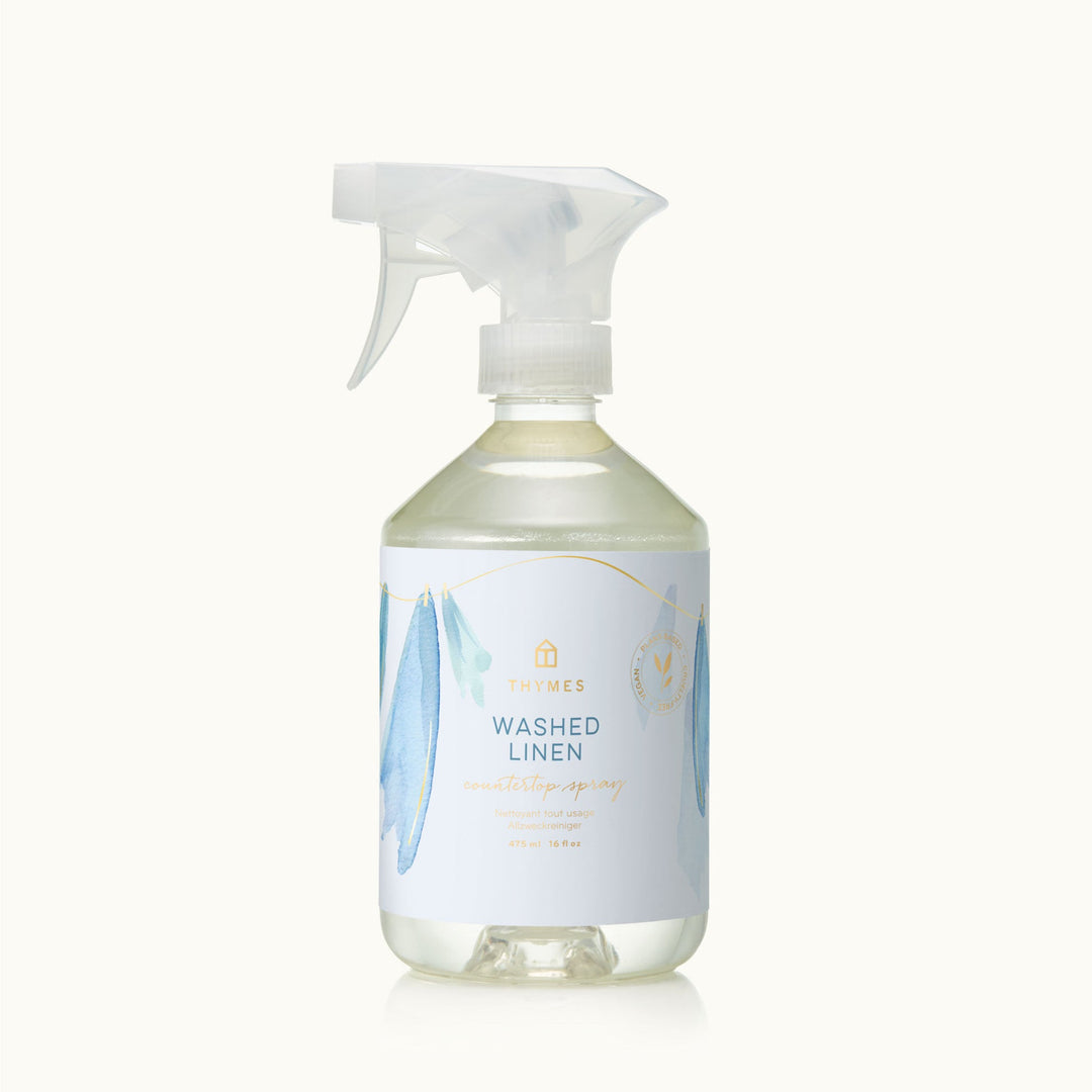 Thymes Countertop Spray - Washed Linen 16.5 FL OZ / 488 ML