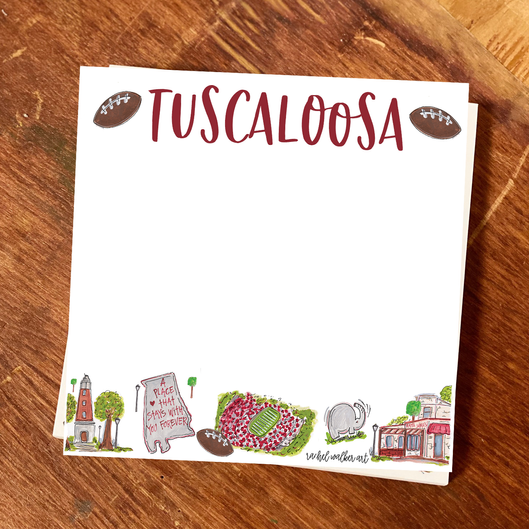 Happy By Rachel Chunky Notepad - Tuscaloosa