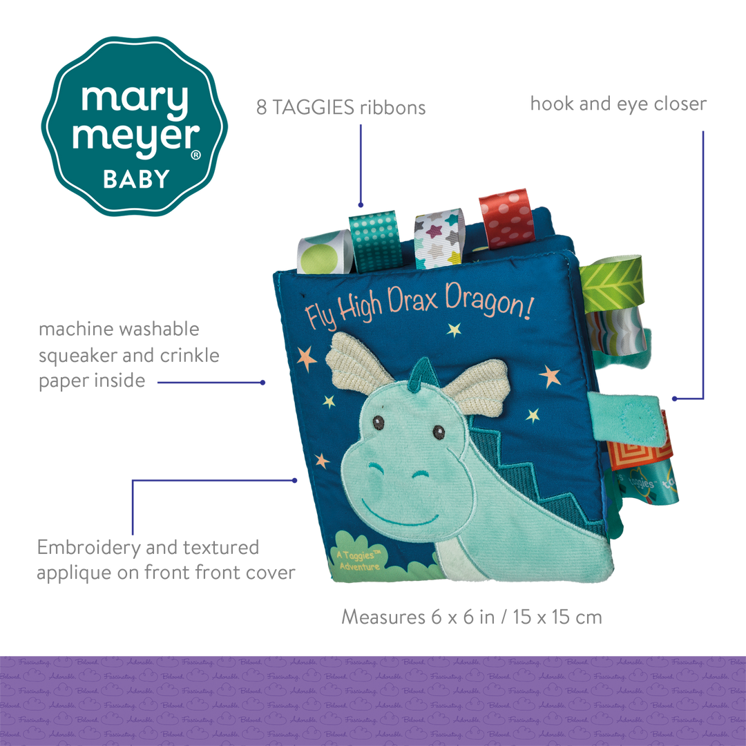 Taggies Soft Book - Drax Dragon