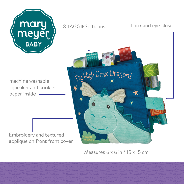 Taggies Soft Book - Drax Dragon