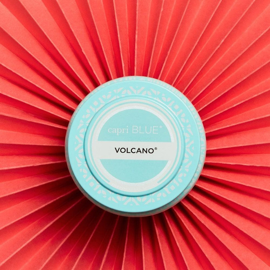Capri Blue® Aqua Printed Travel Tin Candle, 8.5 oz - Volcano