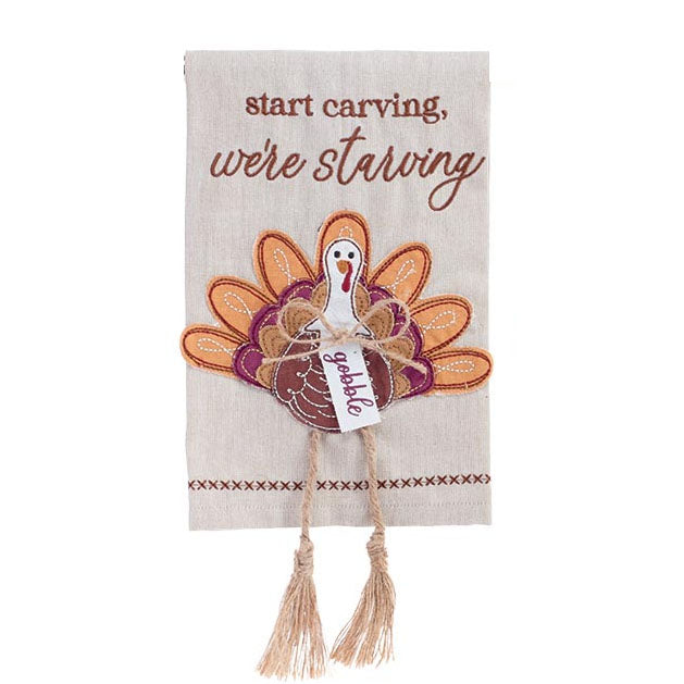 Burton & Burton Tea Towel - Turkey with We're Starving