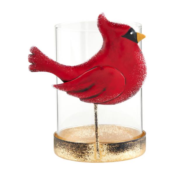 Mud Pie Cardinal Tealight Holder