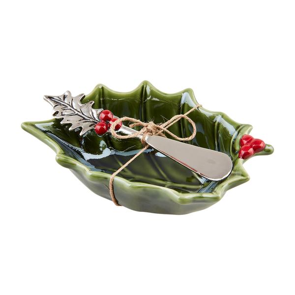 Mud Pie Holly Tidbit Bowl Set