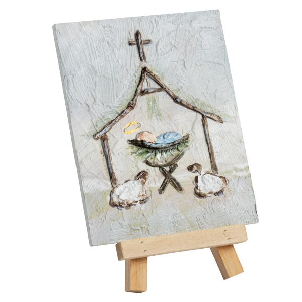 Mud Pie Farmhouse Art - Manger