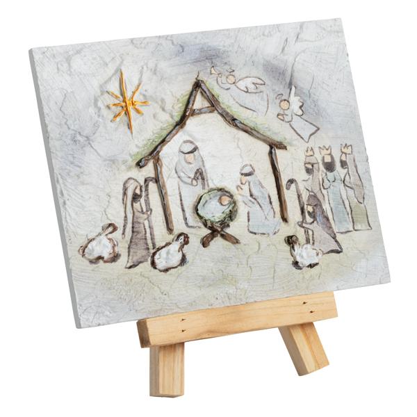 Mud Pie Farmhouse Art - Nativity