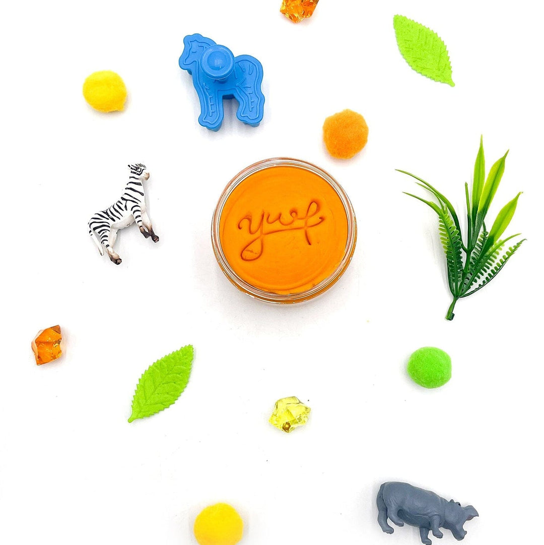 Young + Wild and Friedman Grab & Go Dough Jar - Zoo - WS