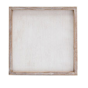 Framed Blank Sign with Removable Insert - White