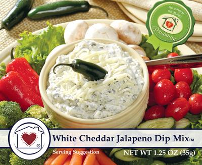 Country Home Creations White Cheddar Jalapeno Dip Mix