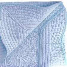 ZZ&L Quilted Quilt - Baby Blue