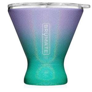 BrüMate MargTini 10oz Martini / Margarita - Glitter Mermaid Tumbler