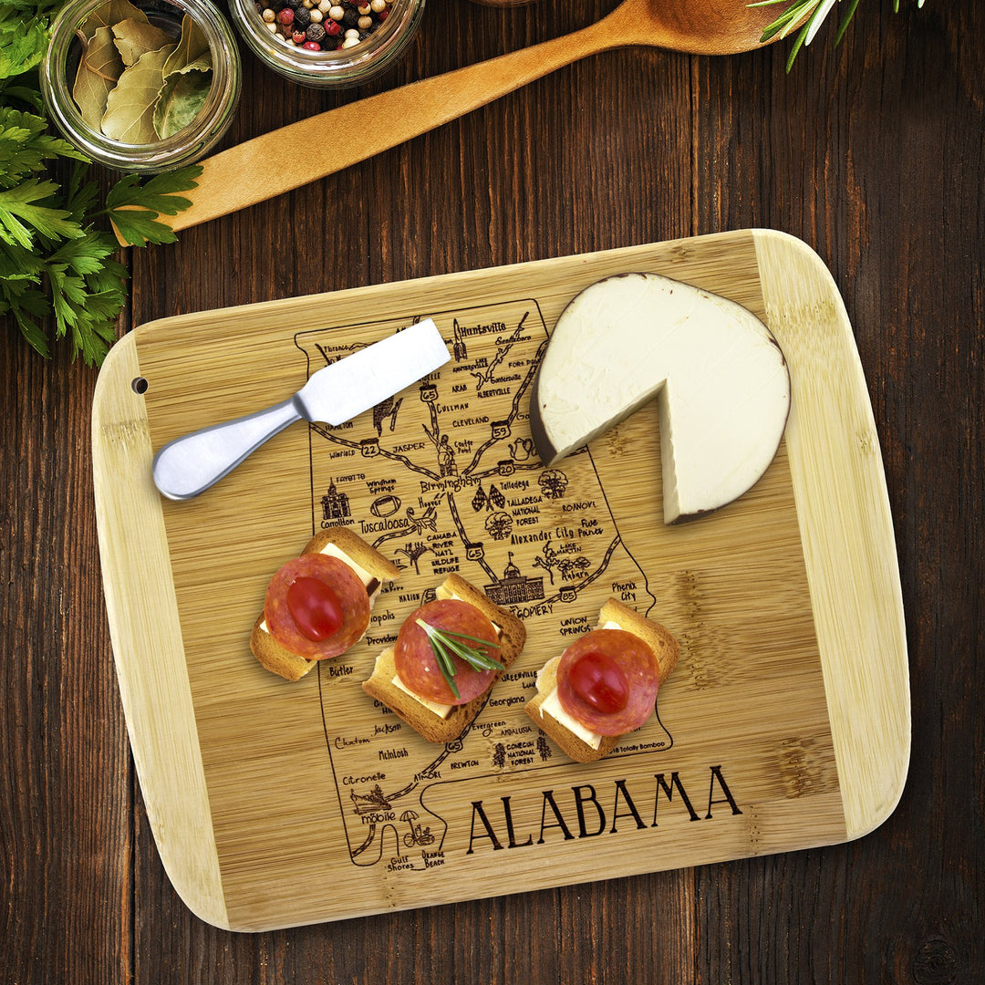 Totally Bamboo A Slice of Life Alabama Serving and Cutting Board
