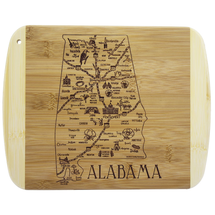 Totally Bamboo A Slice of Life Alabama Serving and Cutting Board