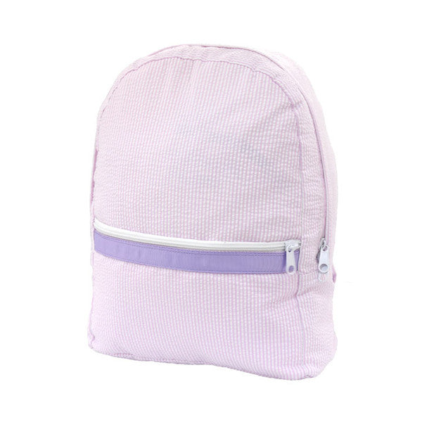 Mint Medium Backpack - Princess Seersucker
