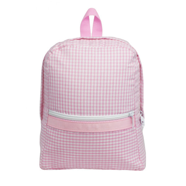 Mint Small Backpack - Pink Gingham