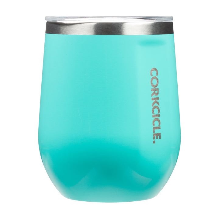 Corkcicle 12oz Stemless Gloss - Turquoise