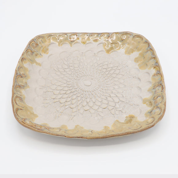 Fingerprint Small Square Plate