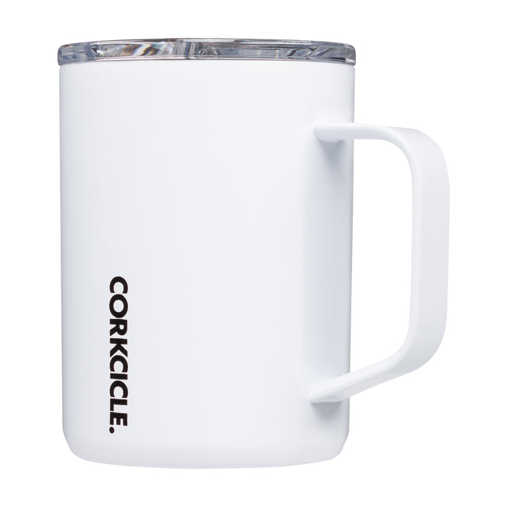 Corkcicle 16oz Coffee Mug - Gloss White