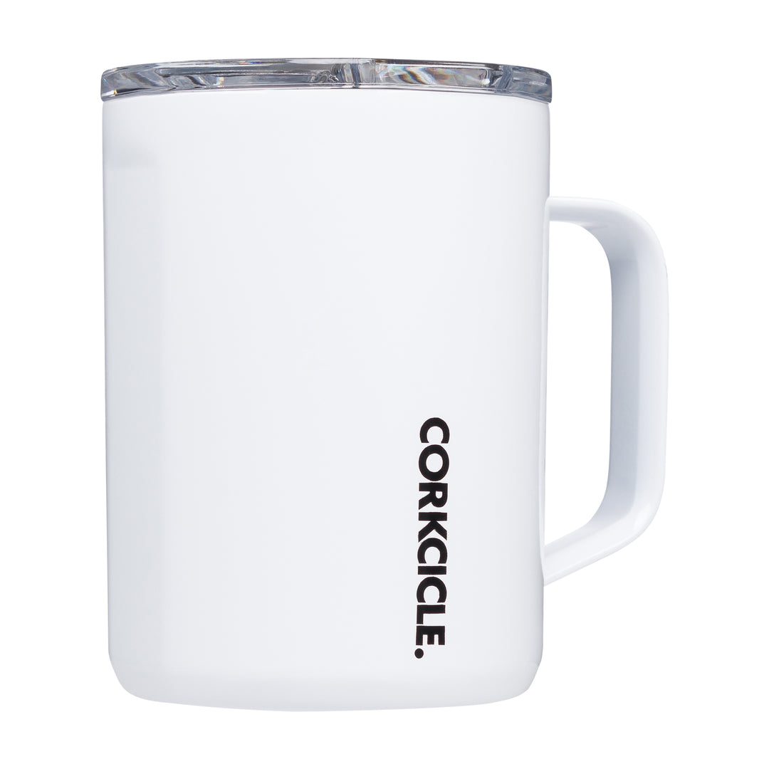 Corkcicle 16oz Coffee Mug - Gloss White