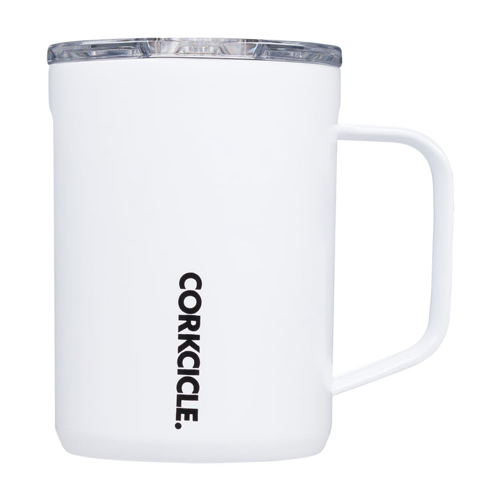 Corkcicle 16oz Coffee Mug - Gloss White