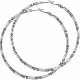 Brighton Grande Hoop Charm Post Earrings