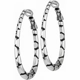 Brighton Pebble Oval Hoop Post Earrings