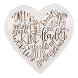 Glory Haus Heart Affirmation Trinket Tray