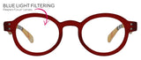 Peepers Style Sixteen Red & Stripe Glasses