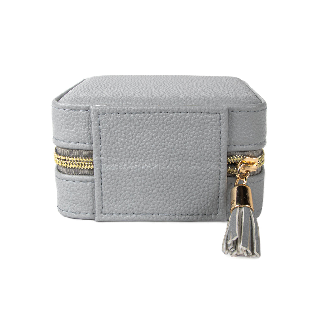 Brouk & Co Leah Travel Jewelry Case - Light Grey