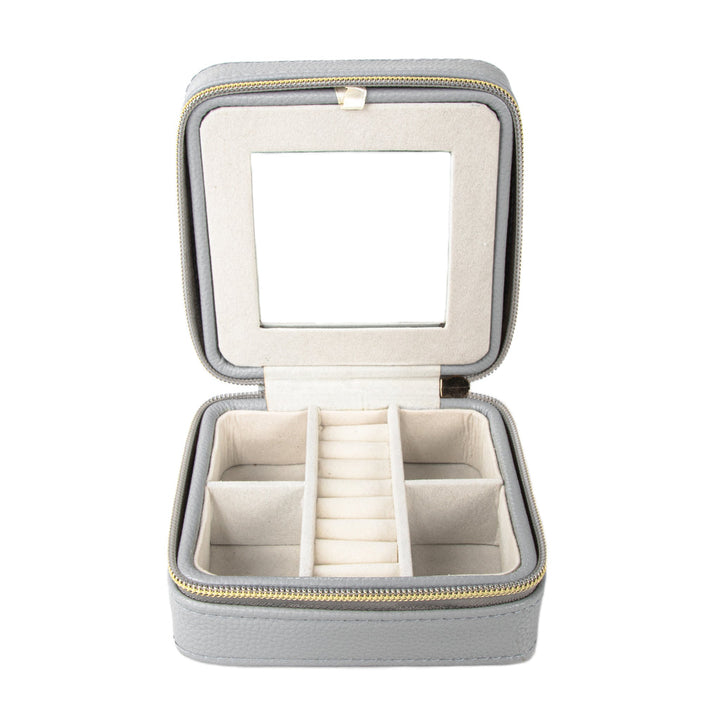 Brouk & Co Leah Travel Jewelry Case - Light Grey