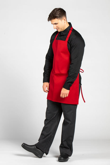 Uncommon Threads Adjustable Bib Apron #3010 - Red