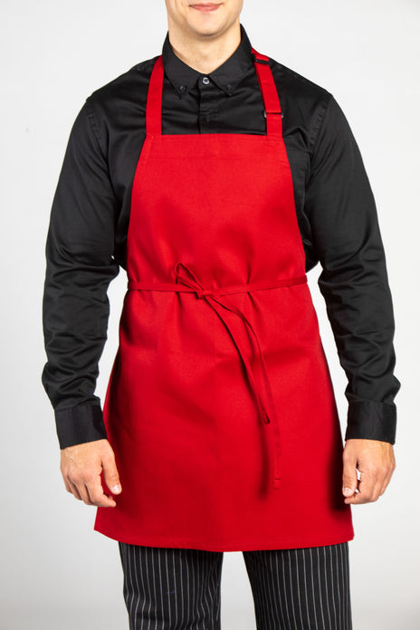 Uncommon Threads Adjustable Bib Apron #3010 - Red