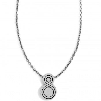 Brighton Infinity Sparkle Petite Silver Necklace