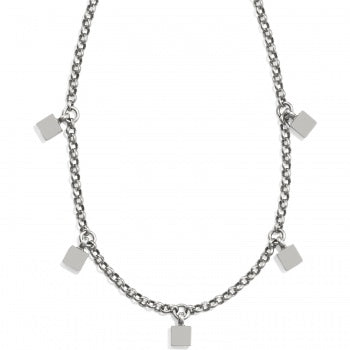 Brighton Meridian Zenith Station Necklace - Silver