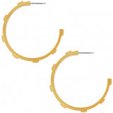 Brighton Meridian Zenith Station Hoop Earrings - Gold