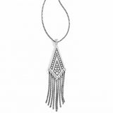 Brighton Pebble Disc Convertible Fringe Necklace