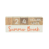 Mud Pie Teacher Break Countdown Blocks