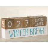 Mud Pie Teacher Break Countdown Blocks