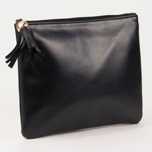 TRS Whitney Tassel Pouch - Black