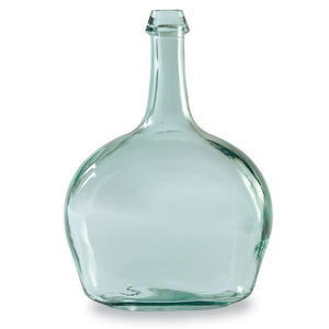 Mud Pie Tall Neck Glass Vase - Clear