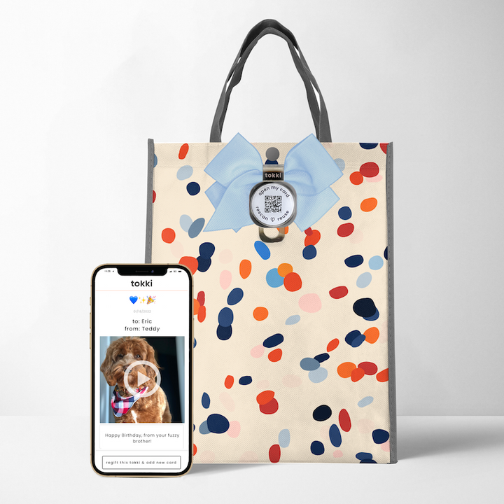 Tokki QR Card + Gift Bag - Celebrate Medium