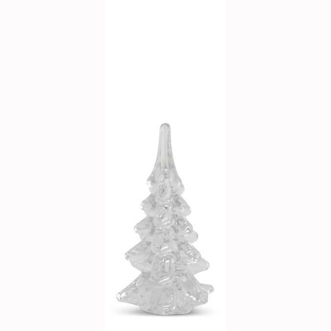 K & K Interiors Clear Glass Tree - 6.5"