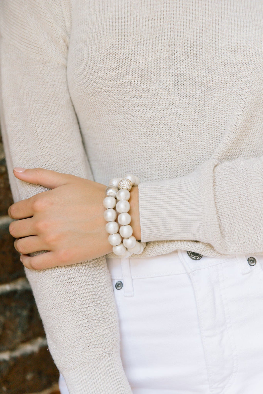 Donohue Collection Olivia Cotton Pearl Bracelet