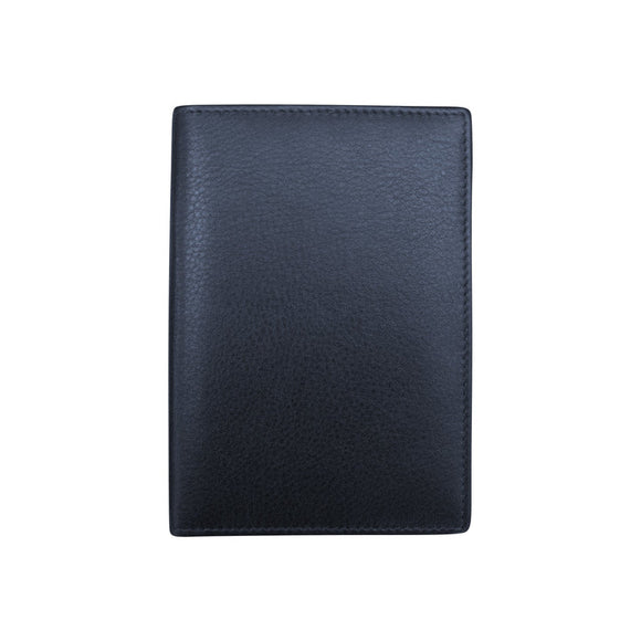 Leather Vaccine Passport Cover - Classic Navy