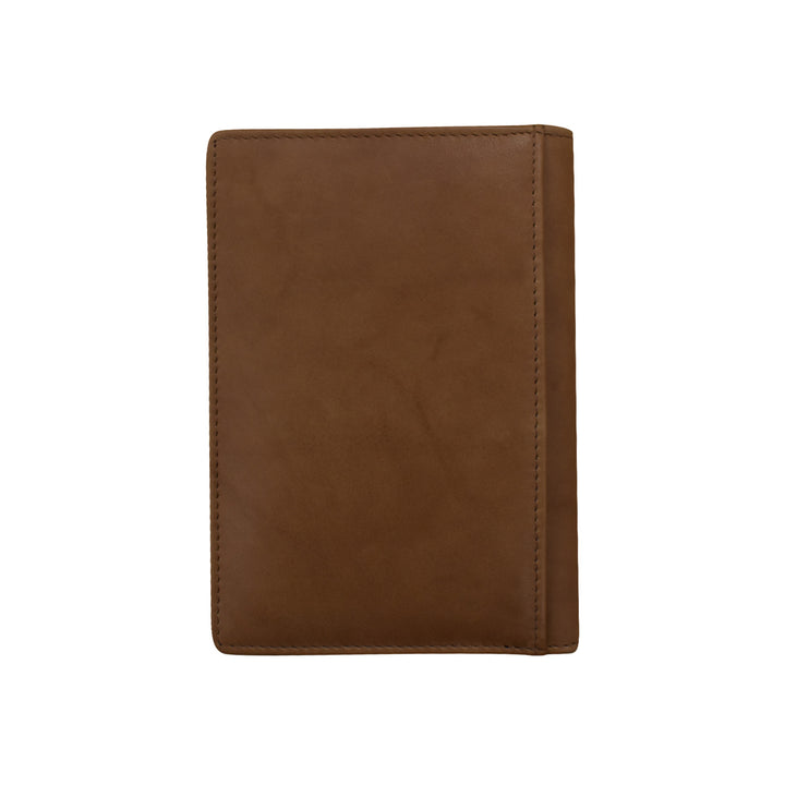 Leather Vaccine Passport Cover - Toffee