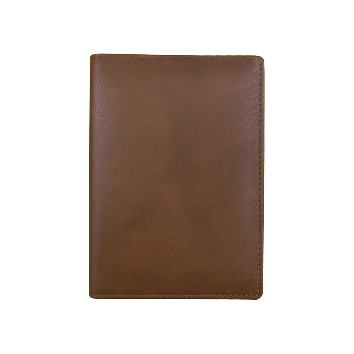 Leather Vaccine Passport Cover - Toffee