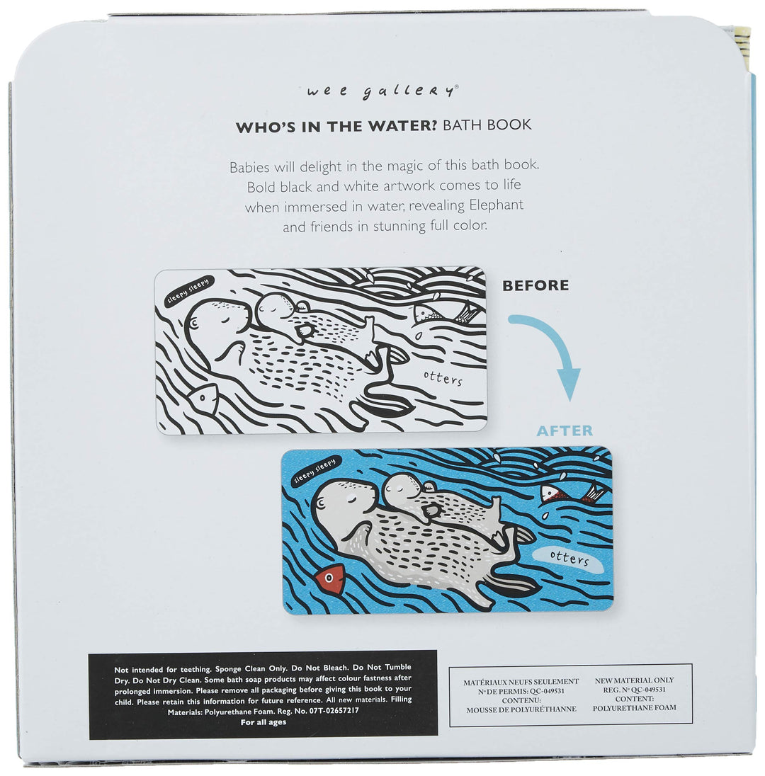 Color Me: Who's in the Water? Bath Book