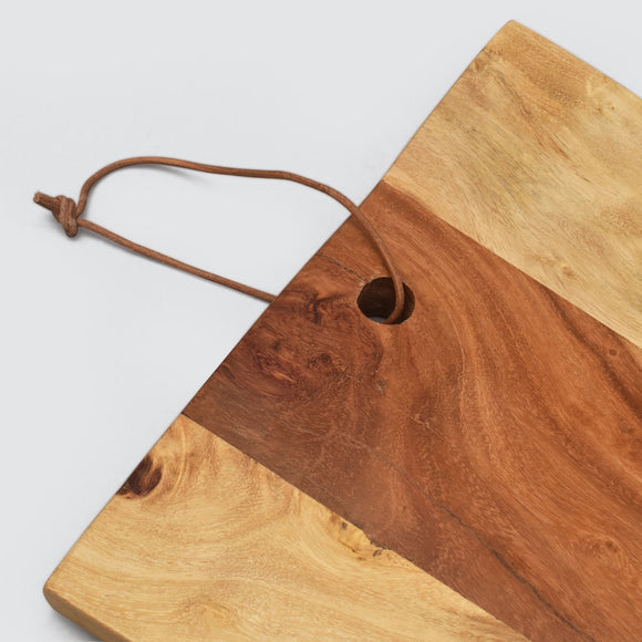 Bzaar Live Edge Acacia Wood Cutting Board - Small