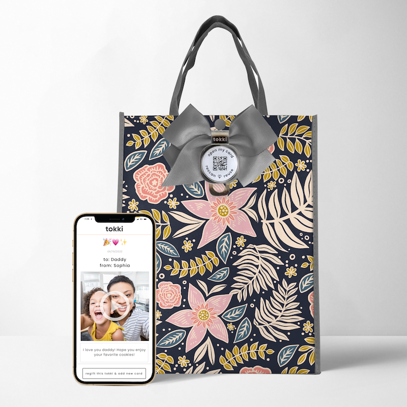 Tokki QR Card + Gift Bag - Bloom Medium