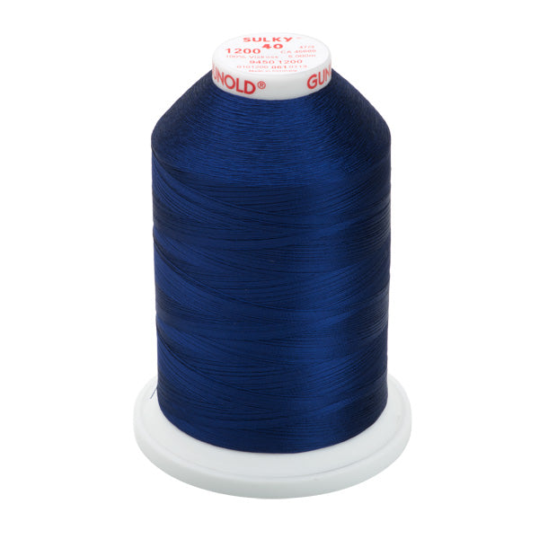 Med Dk Navy Sulky™ Rayon Thread 40 Wt. 5,500 yd. Cone